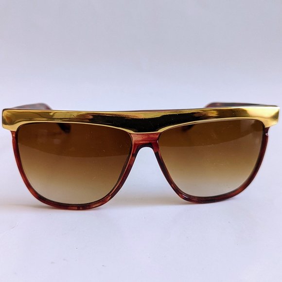 NWT Vintage 90's Plastic Lady High Fashion Sunglasses (S.Tortoise/Gold) - Picture 1 of 7